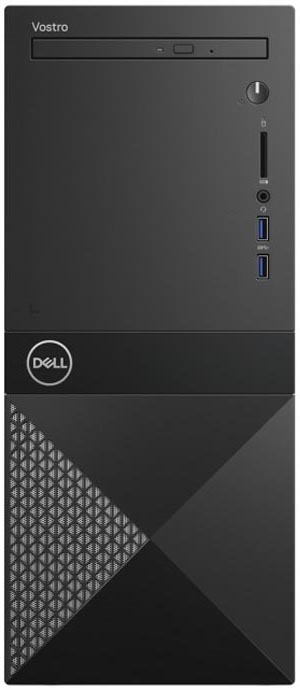 

Системный блок Dell Vostro 3670 MT (3670-6672) Pentium G5400/4Gb/1Tb/UHDG 610/DVDRW/CR/W10/kb/m/черный