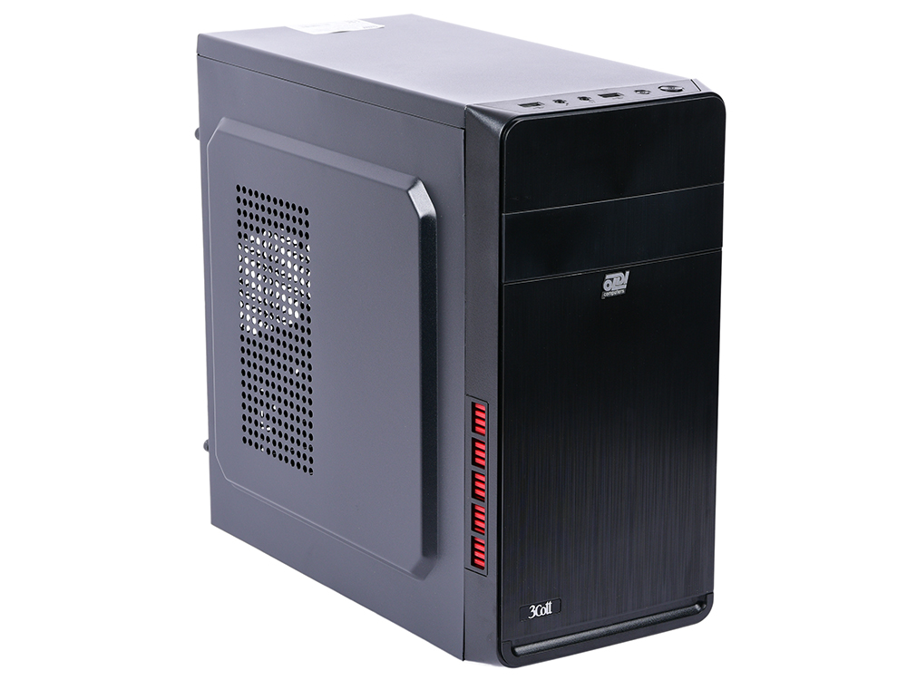 

Компьютер Office 100 R Системный блок Black / Celeron J3355 2.0GHz / 4GB / 500GB / встроенная HDG 500 / DOS