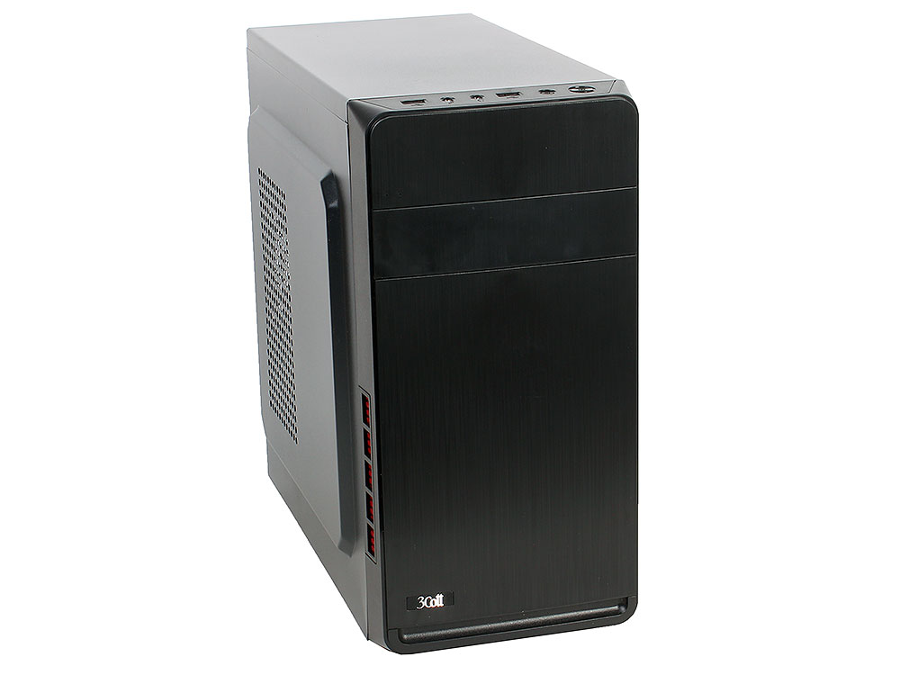 

Компьютер Office 130 Системный блок Black / i3-8100 3.6GHz / 4GB / 1000GB / встроенная HDG 630 / DOS