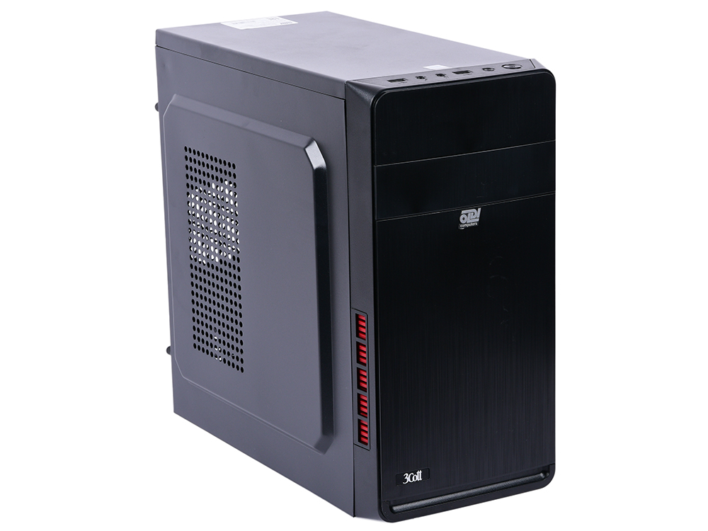 

Компьютер OLDI Computers Home 300 (0674357) Системный блок Black / Core i3-8100 3.6GHz / 4GB / 1TB+ 120Gb SSD / UHD Graphics 630 / noDVD / Win 10 Home SL