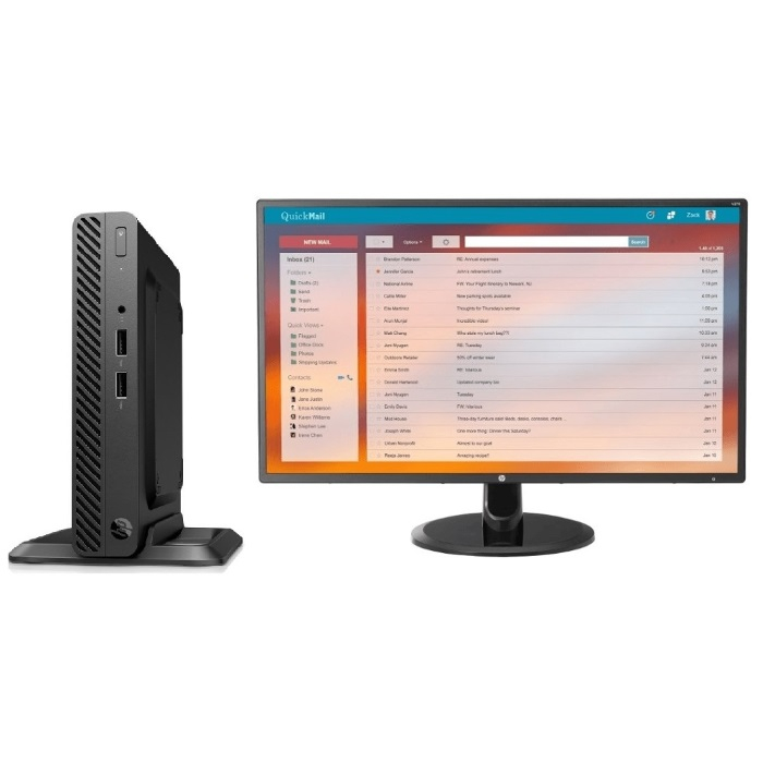 

Компьютер HP Bundles 260 G3 DM (5FY97ES) + HP Monitor N246v Системный блок Black / Core i5-7200U 2.5GHz / 8GB / 256GB / Интегрирована в процессор Intel HD Graphics 620 / noDVD / Win 10 Pro