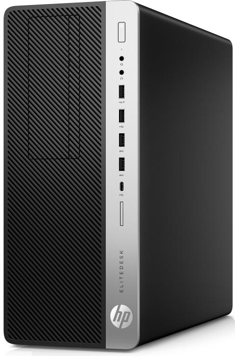 

Компьютер HP EliteDesk 800 G4 TWR (4QC42EA) Системный блок Black / Core i5-8500 3.0GHz / 8GB / 256GB / Интегрирована в процессор Intel UHD Graphics 630 / DVD±RW / Win 10 Pro