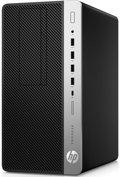 

Компьютер HP ProDesk 600 G4 MT (3XW83EA) Системный блок Black/Silver / Core i3-8100 3.6GHz / 8GB / 256GB / Интегрирована в процессор Intel UHD Graphics 630 / DVD±RW / Win 10 Pro