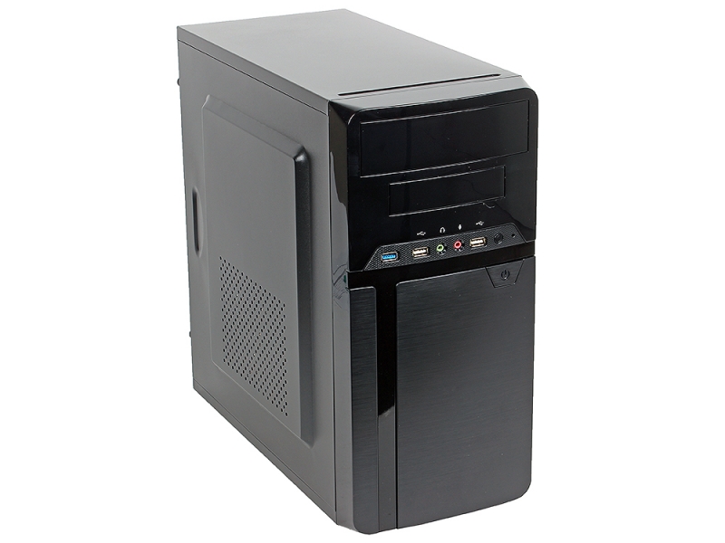 

Компьютер OLDI Computers Office 130 Pro (0702898) Системный блок Black / Pentium G5400 3.7GHz / 8GB / 120GB SSD / HD Graphics 610 / noDVD / Win 10 Pro