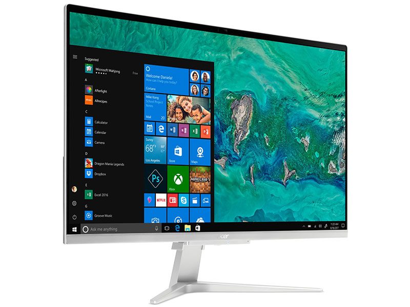 

Моноблок Acer Aspire C27-865 (DQ.BCPER.005) Core i3-8130U 2.2GHz / 4GB / 1TB / 27" FHD / GeForce MX 130 2GB / Linux / Silver