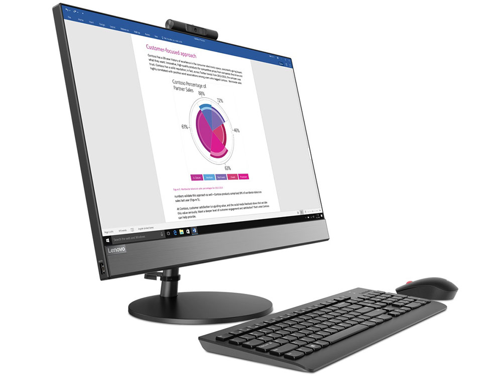 

Моноблок Lenovo AIO V530-24ICB (10UW003RRU) Core i7-8700T 2.4GHz / 8GB / 1TB / 23.8" FHD IPS / UHD Graphics 630 / noOS / Black