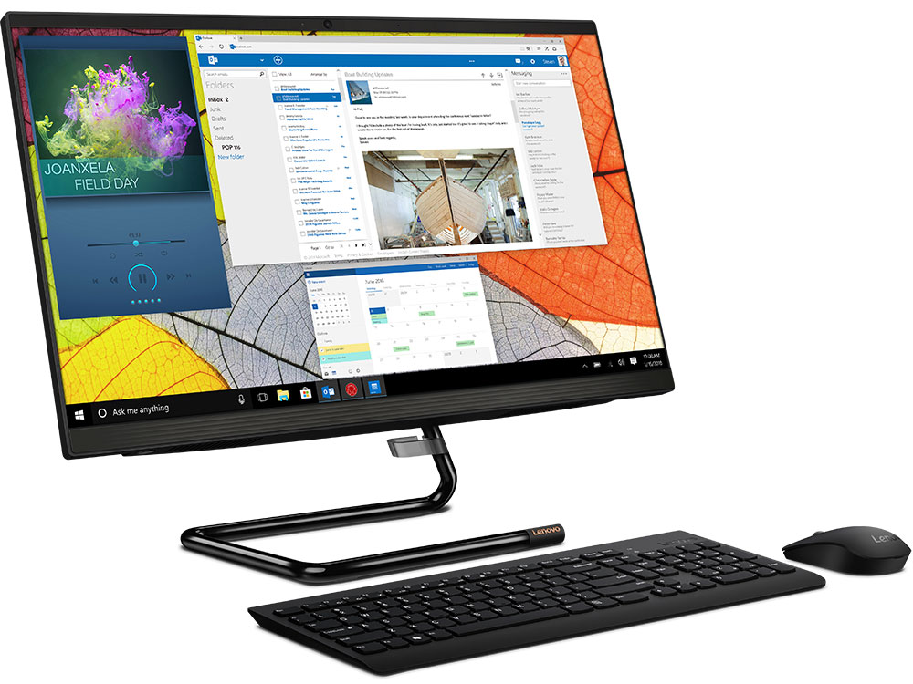 

Моноблок Lenovo IdeaCentre AIO A340-24ICK (F0ER003LRK) Core i3-9100T 3.1GHz / 4GB / 128GB SSD / 23.8" FHD WVA / UHD Graphics 630 / noOS / Black