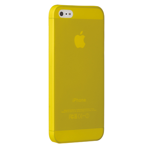 

Чехол пластиковый Ozaki для iPhone 5 O!coat 0.3 JELLY Yellow. Желтый OC533YL