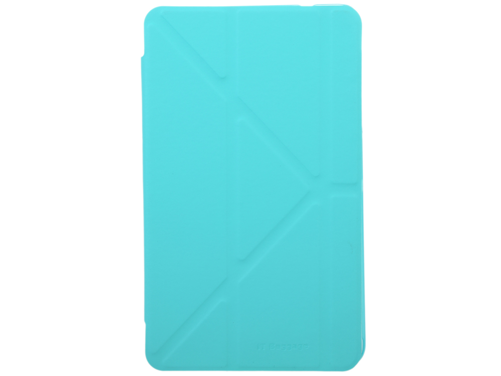 

Чехол IT BAGGAGE для планшета SAMSUNG Galaxy Tab4 8" hard case искус. кожа бирюзовый с тонированной задней стенкой ITSSGT4801-6