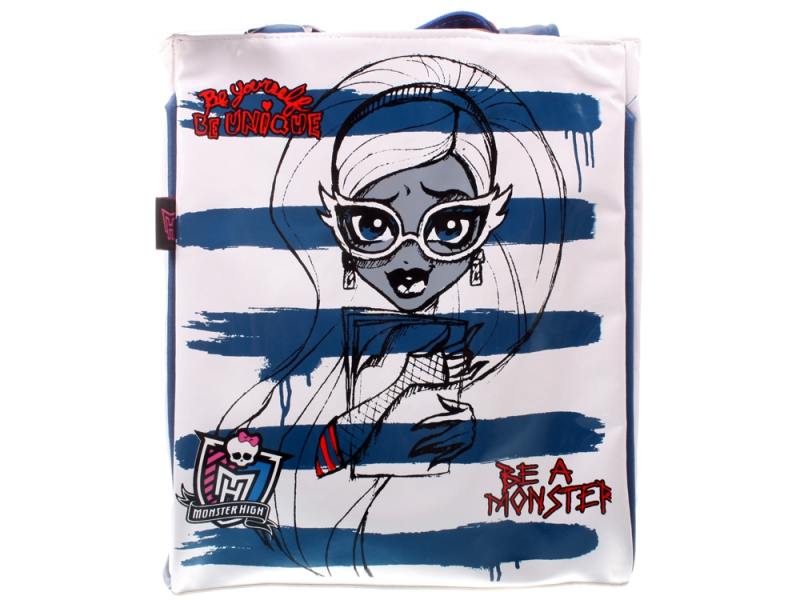

Сумка Monster High Be a Monster пляжная 1363 белый синий рисунок