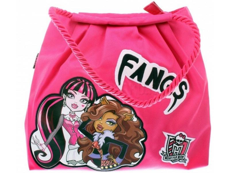 

Сумка Monster High Fangs 1361 розовый рисунок