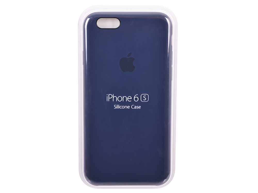 

Чехол - обложка iPhone 6s Silicone Case Midnight Blue