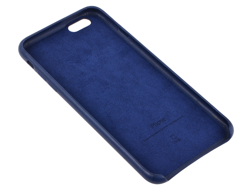 

Чехол - обложка iPhone 6s Plus Leather Case Midnight Blue