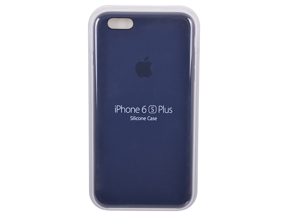 

Чехол - обложка iPhone 6s Plus Silicone Case Midnight Blue