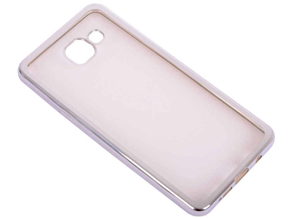 

Силиконовый чехол с рамкой для Samsung Galaxy A5 (2016) DF sCase-23 (silver)