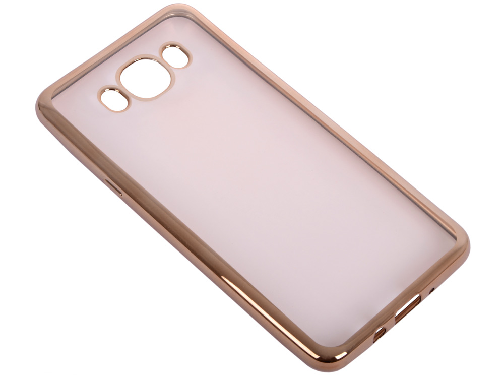 

Силиконовый чехол с рамкой для Samsung Galaxy J7 (2016) DF sCase-30 (gold)