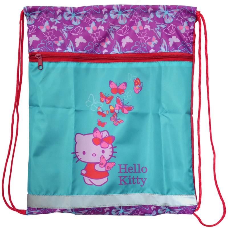 

Мешок для обуви ACTION! HELLO KITTY, с карманом, разм 34х43 см