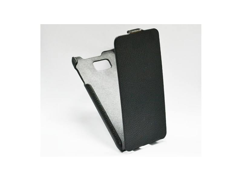 

Чехол-книжка для Samsung G850 Galaxy Alpha iBox Premium Black флип, искусственная кожа