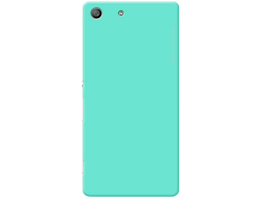 

Чехол-накладка для Sony Xperia M5 Deppa Air Case 83206 Mint клип-кейс, поликарбонат