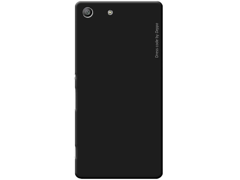 

Чехол-накладка для Sony Xperia M5 Deppa Air Case 83205 Black клип-кейс, поликарбонат