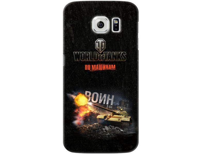 

Чехол-накладка для Samsung Galaxy S6 Deppa Art Case Танки клип-кейс, поликарбонат