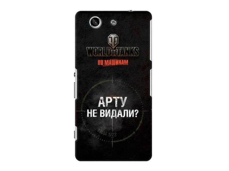

Чехол-накладка для Sony Xperia Z3 Compact Deppa Art Case Танки клип-кейс, поликарбонат