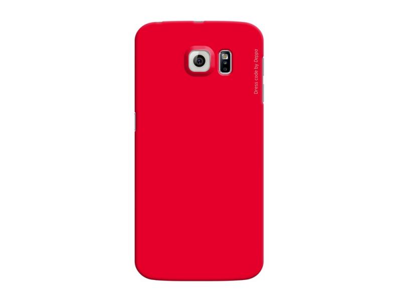 

Чехол-накладка для Samsung Galaxy S6 edge Deppa Air Case 83187 Red клип-кейс, поликарбонат