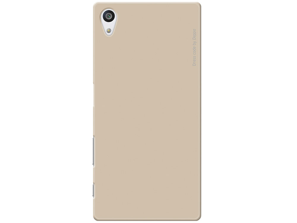 Чехол-накладка для Sony Xperia Z5 Premium Deppa Air Case 83213 Gold клип-кейс, поликарбонат