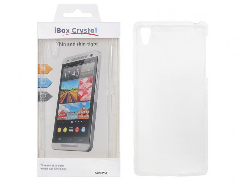 

Чехол-накладка для HTC Desire 320 iBox Crystal клип-кейс, силикон