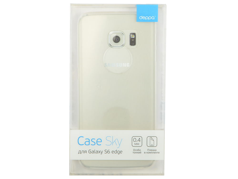 

Чехол Deppa Sky Case и защитная пленка для Samsung Galaxy S6 edge прозрачный 86041