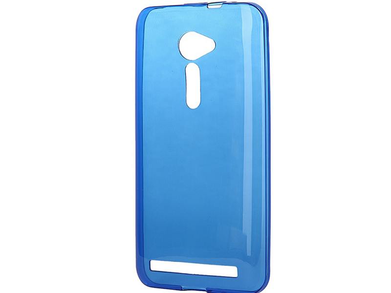 

Чехол-накладка для Asus Zenfone 2 ZE500CL iBox Crystal Blue клип-кейс, силикон