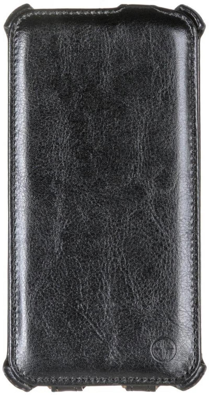 Чехол-книжка для FLY Nimbus 3 FS501 PULSAR SHELLCASE Black флип, искусственная кожа