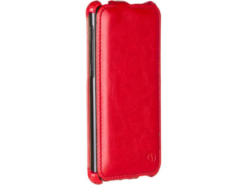 

Чехол-книжка для Sony Xperia M5/M5 Dual PULSAR SHELLCASE Red флип, искусственная кожа