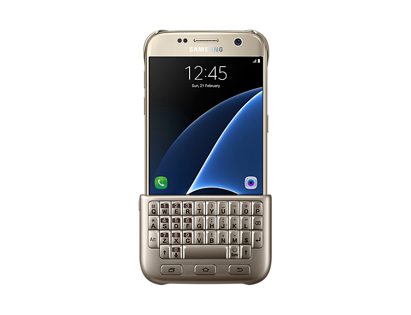 

Чехол-клавиатура Samsung для Samsung Galaxy S7 Keyboard Cover золотистый EJ-CG930UFEGRU