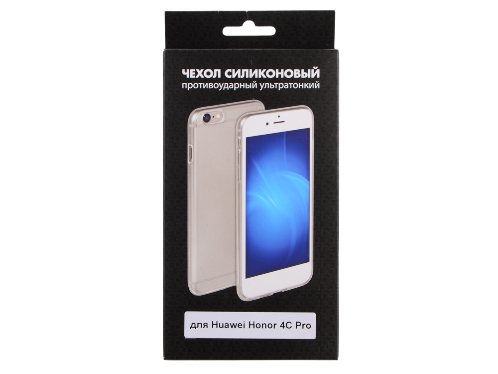 

Силиконовый супертонкий чехол для Huawei Honor 4C Pro DF hwCase-07