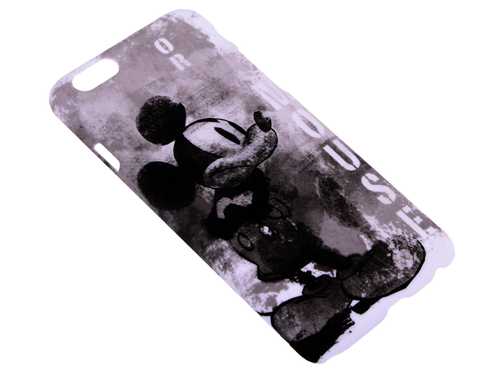 

Крышка задняя Дисней/Марвел для iPhone 6 Микки, черно-белый
