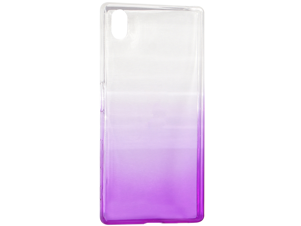 Крышка задняя для Sony Xperia Z5 Силикон Фиолетовый
