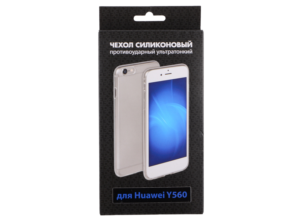 

Силиконовый супертонкий чехол для Huawei Y560 DF hwCase-20