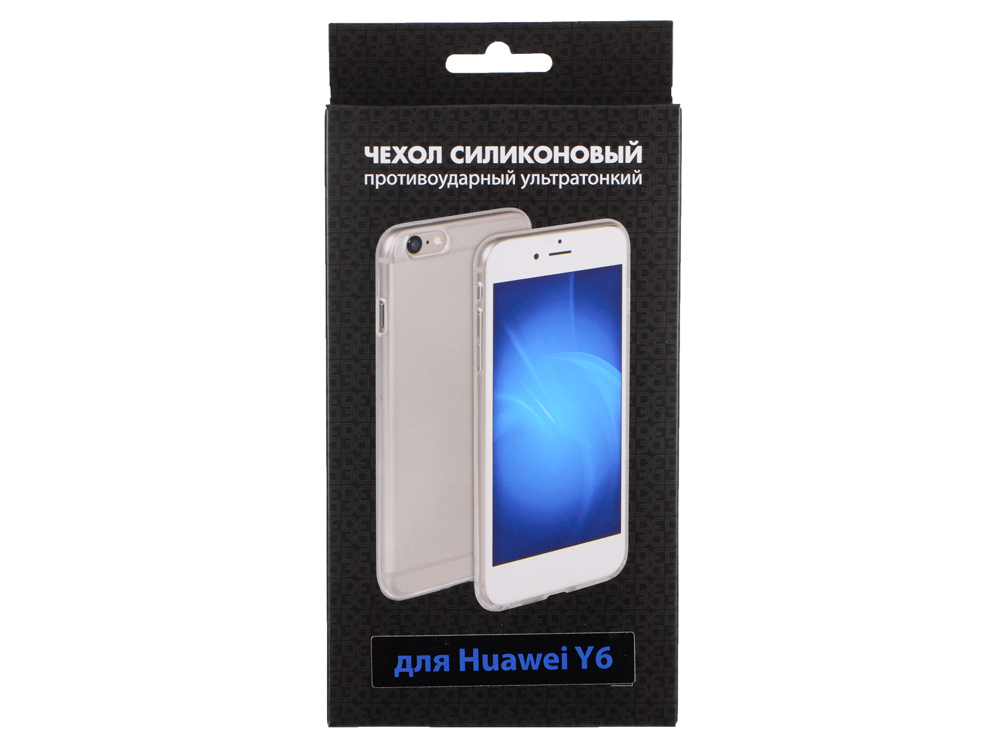 

Силиконовый супертонкий чехол для Huawei Y6 DF hwCase-21