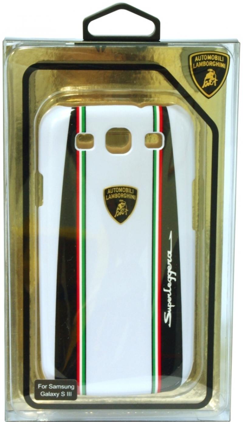 

Пластиковый чехол Lamborghini Superlegerra-D1 для Samsung Galaxy S3 (белый)