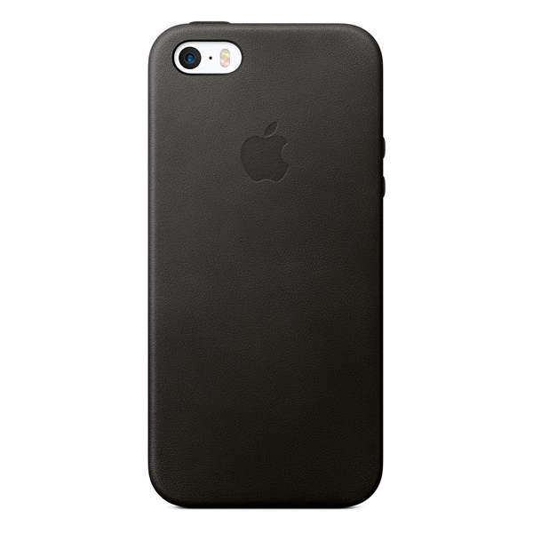 

Накладка Apple Leather Case для iPhone SE чёрный MMHH2ZM/A