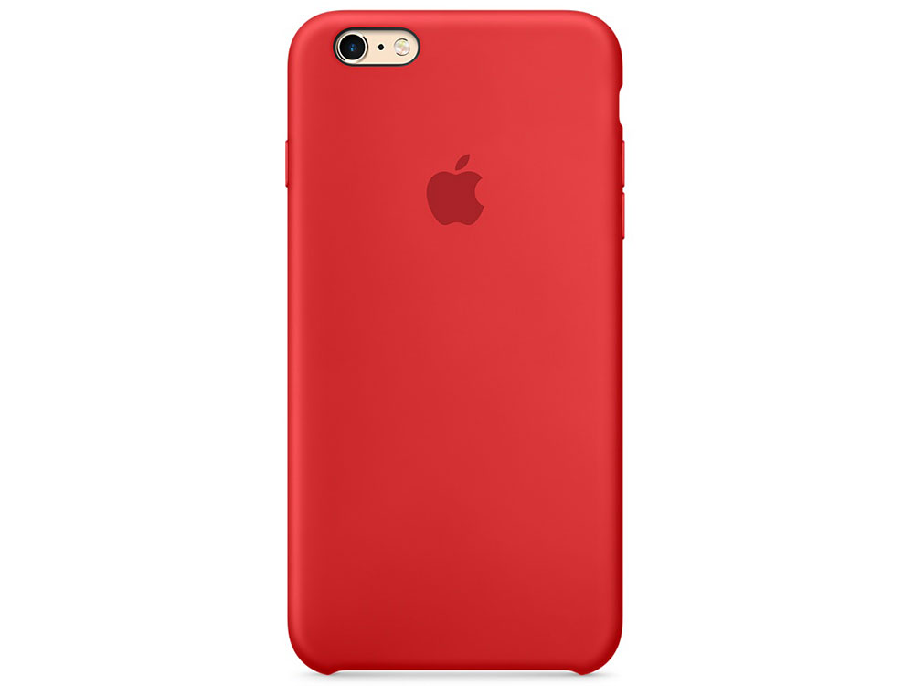 

Чехол (клип-кейс) Apple Silicone Case для iPhone 6S красный MKY32ZM/A