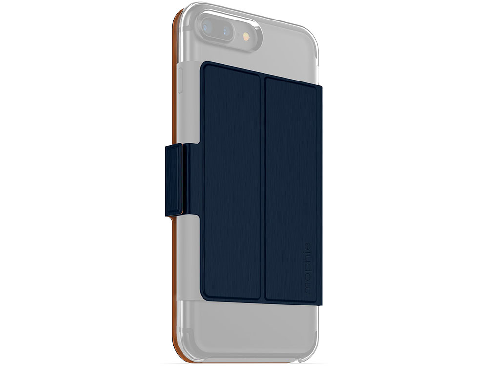 

Накладка Mophie Hold Force Folio для чехла Mophie Base Case для iPhone 7 Plus Синий, Искусственная кожа / Пластик