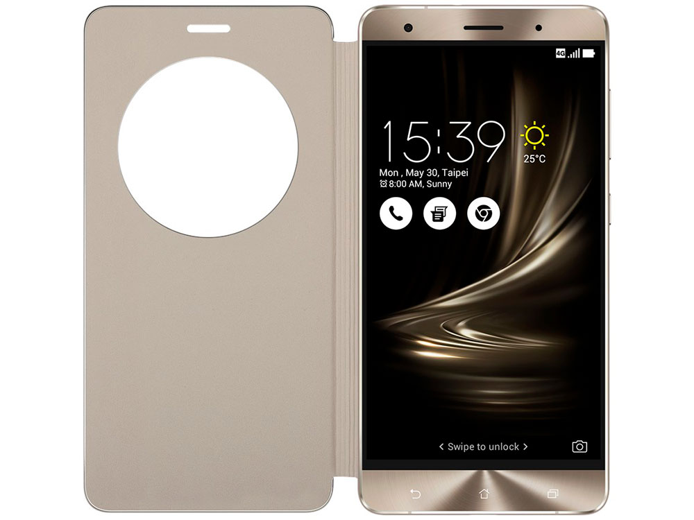 

Чехол Asus для Asus ZenFone ZS570KL View Flip Cover золотистый 90AC01E0-BCV012