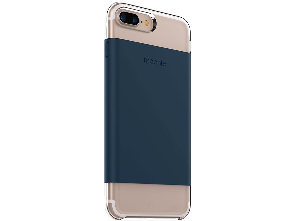 

Чехол Mophie Base Case Wrap для iPhone 7 Plus. Материал пластик. Цвет синий.