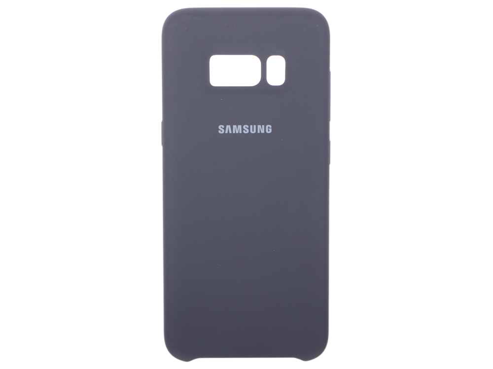 

Чехол-накладка для Samsung Galaxy S8 Samsung Silicone Cover Gray клип-кейс, силикон