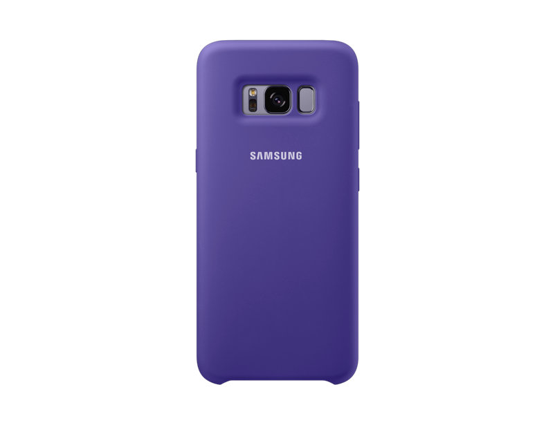 

Чехол-накладка для Samsung Galaxy S8 Samsung Silicone Cover EF-PG950TVEGRU Purple клип-кейс, силикон