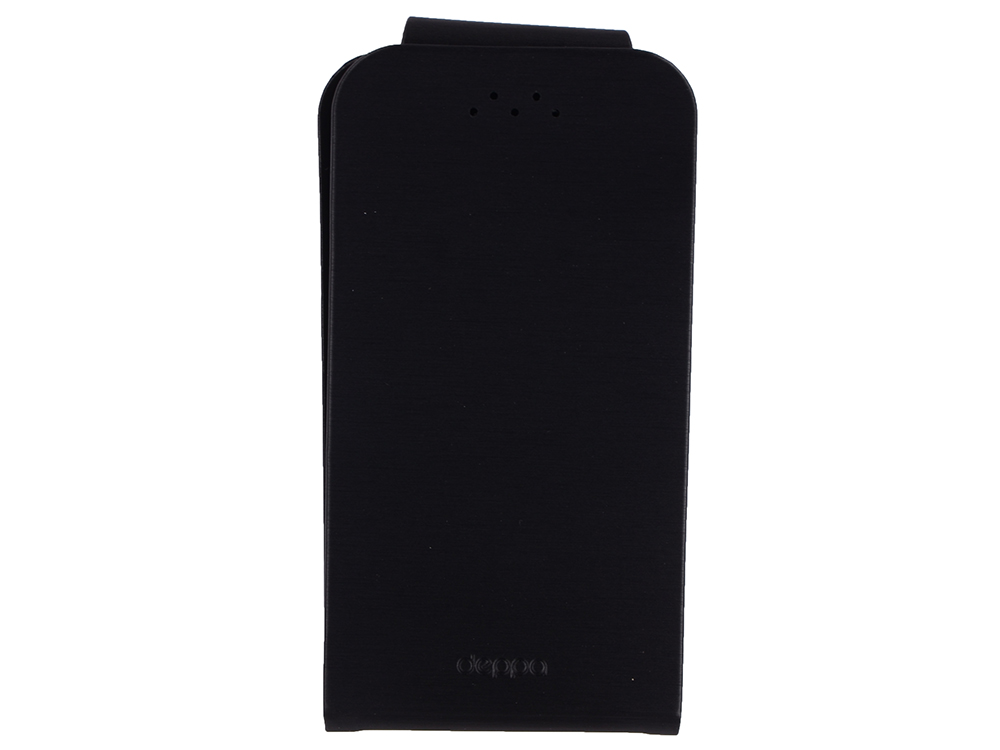 Чехол-книжка для смартфонов 3.5''-4.3'' Deppa 87015 Flip Fold S Black флип, полиуретан