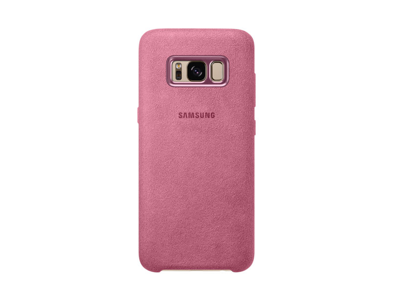 

Чехол-накладка для Samsung Galaxy S8 Samsung Alcantara Cover Pink клип-кейс, алькантара, поликарбонат