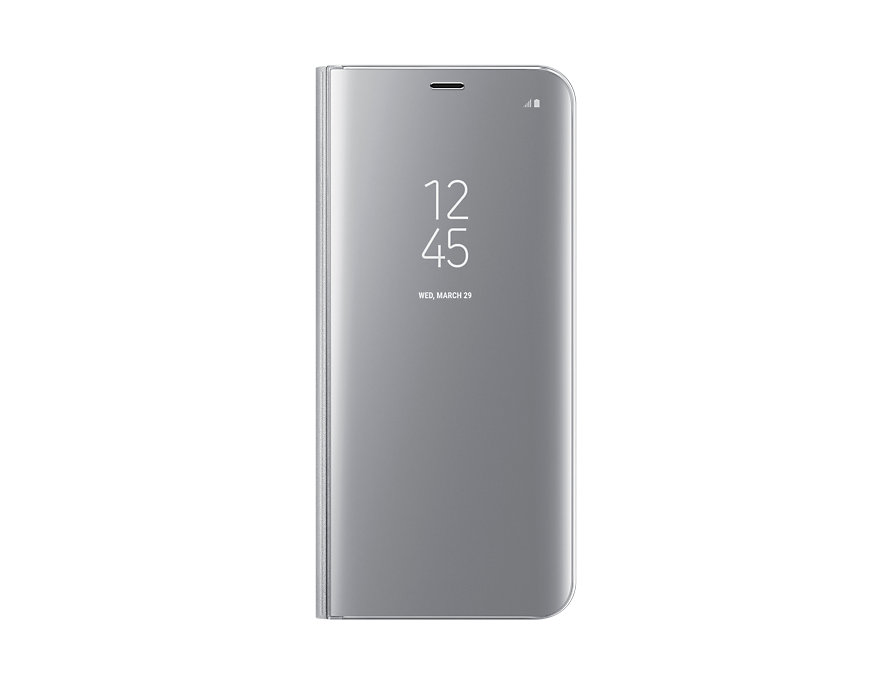 

Чехол Samsung EF-ZG955CSEGRU для Samsung Galaxy S8+ Clear View Standing Cover серебристый